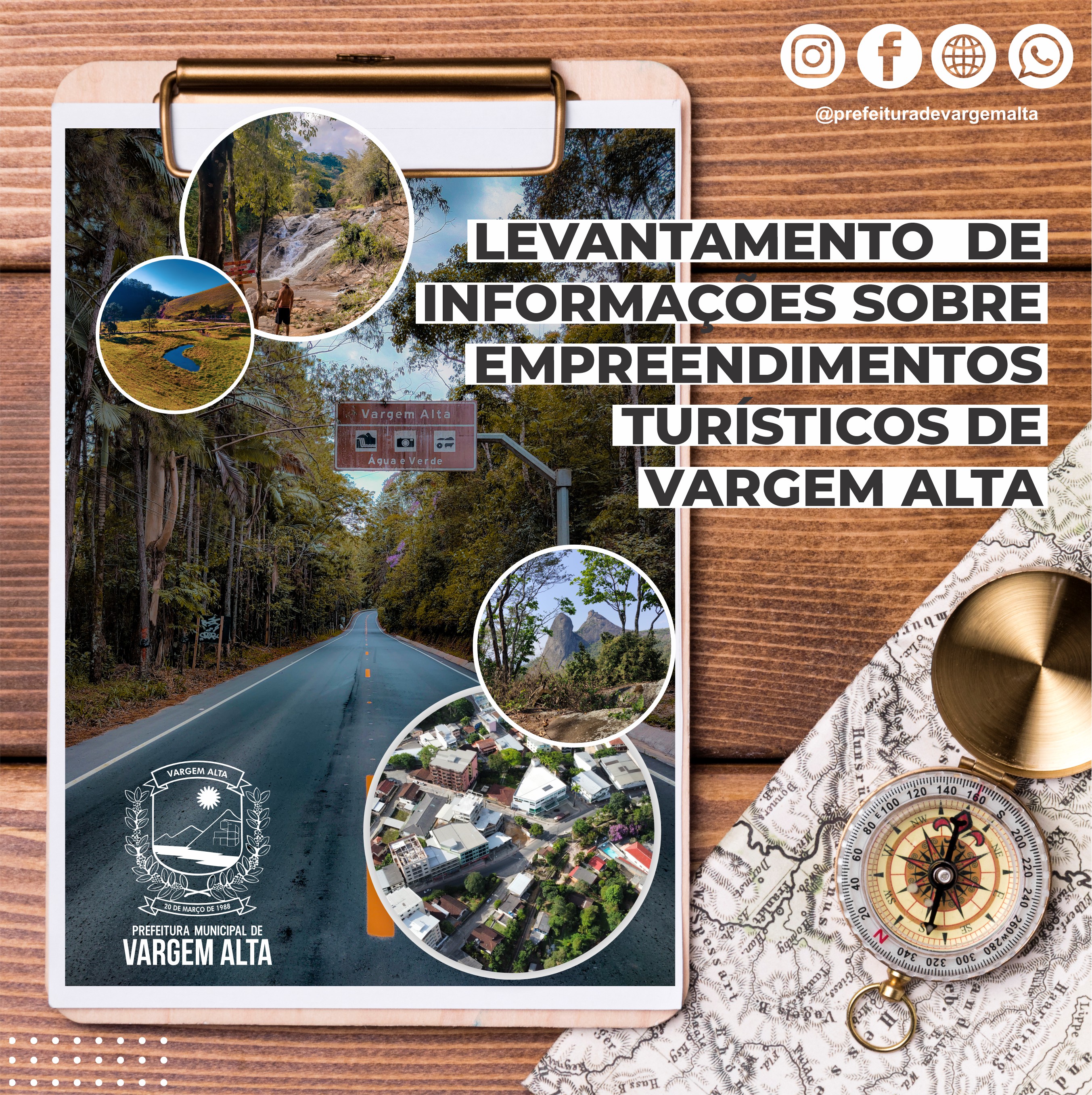 Secretaria de Turismo realiza levantamento de informações sobre  empreendimentos turísticos de Vargem Alta