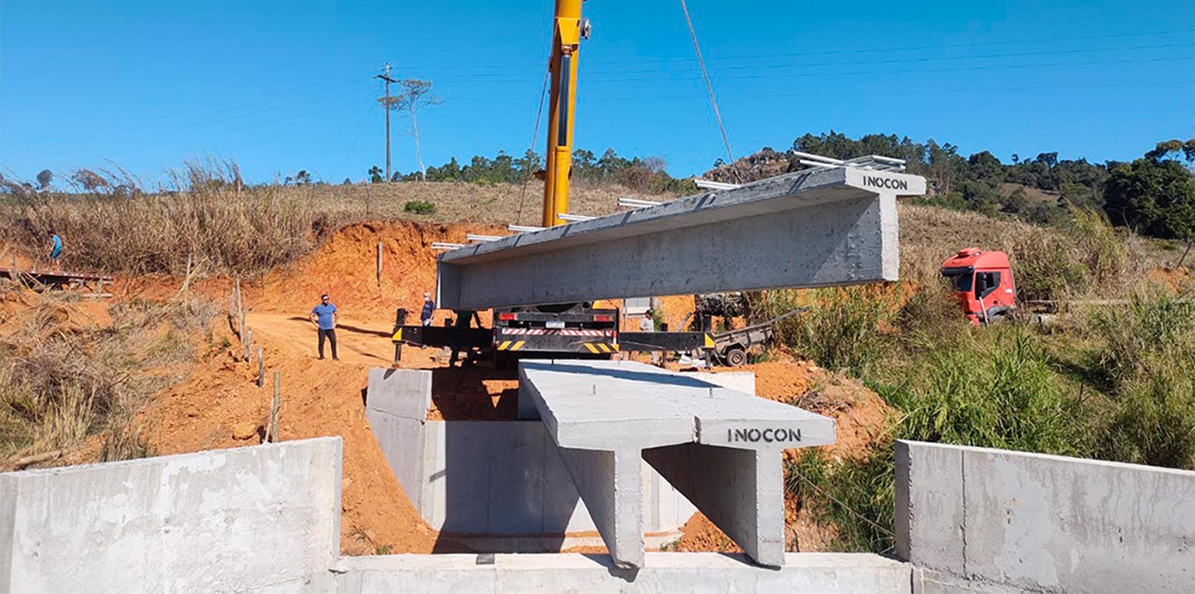 Mais cinco novas pontes de concreto substituirão pontes de madeira no interior de Vargem Alta